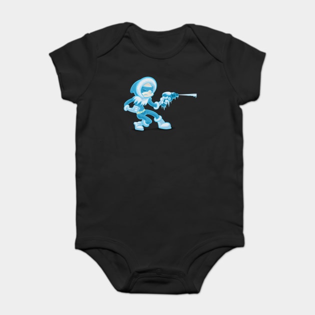 Old Timey Captain Cold Baby Bodysuit by majanation